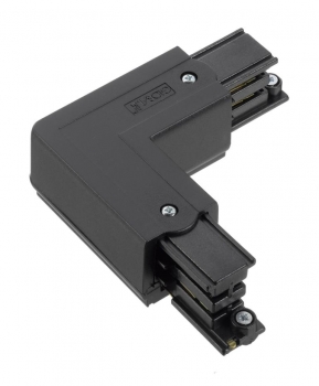 XTS34-2 L-Verbinder links schwarz für 3 Phasen Stromschiene Global